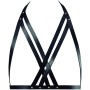 Bijoux Indiscrets Maze - Verstellbarer schwarzer Harness BH