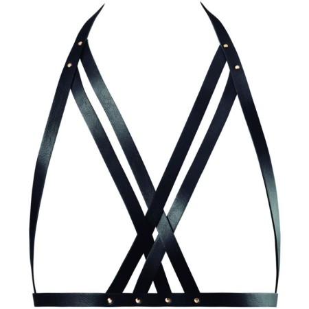 Bijoux Indiscrets Maze - Verstellbarer schwarzer Harness BH