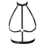 BIJOUX INDISCRETS MAZE - H Harness Schwarz - Veganes BDSM Accessoire