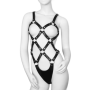 LEATHER BODY - Stylisches verstellbares BDSM-Geschirr für Damen