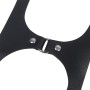 SUBBLIME - Ganzkörper-Geschirr mit Leder-Schnallen, Schwarz, Einheitsgröße