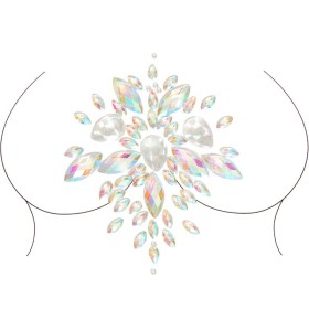 Leg Avenue Celestial Klebe-Körperjuwel - Iridiszierende Schmucksteine für Festivals