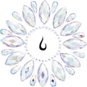 Leg Avenue Fluer Joya Klebe-Körper-Schmuck mit schimmernden Strasssteinen