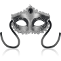 OHMAMA - MASKS Antifaz Black Diamond Grau – Venezianische Stilmaske