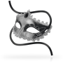 OHMAMA - MASKS Antifaz Black Diamond Grau – Venezianische Stilmaske