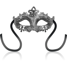 OHMAMA - Venezianische Maske Silber Antifaz