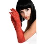 CHILIROSE CR 3071 Elegante Rote Spitzenhandschuhe