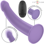 INTENSE - EDDIE Vibrator 17,5 cm 10 Vibrationsmodi Lila mit Fernbedienung