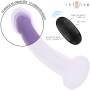 INTENSE - EDDIE Vibrator 17,5 cm 10 Vibrationsmodi Lila mit Fernbedienung