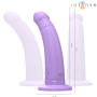 INTENSE - EDDIE Vibrator 17,5 cm 10 Vibrationsmodi Lila mit Fernbedienung