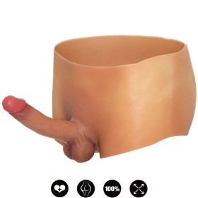 HIDDEN DESIRE - ALTER EGO Boxer mit 18 cm Penis, Größe S/M, natürliche Silikonoptik