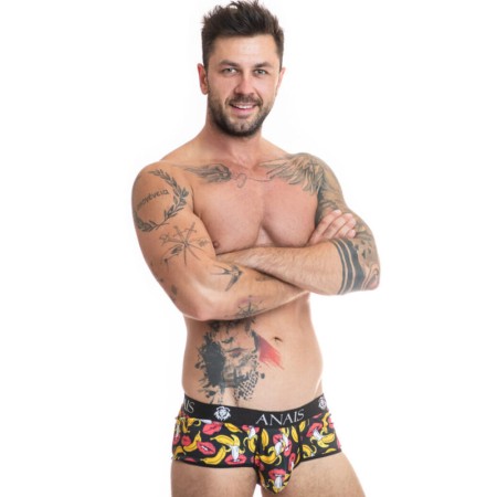 ANAIS MEN - BANANA Sportlicher Boxer Brief aus weicher Lycra mit Bananenprint