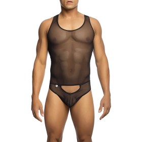 MOB Bodysheer transparent schwarz Größe L/XL