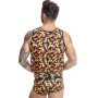 ANAIS MEN - BANANA TOP Herren Tanktop aus weicher Lycra mit Bananenprint