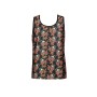 ANAIS MEN - Power Top Herren Tanktop aus weichem Modal mit Rosen- und Totenkopfmuster