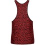 ANAIS MEN - Tribal Top Herren Tanktop aus roter Mikrofaser