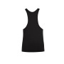 ANAIS MEN - PETROL TOP Herren Tanktop aus schwarzer Mikrofaser