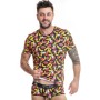 ANAIS MEN - BANANA T-Shirt aus weichem Lycra mit Bananenprint