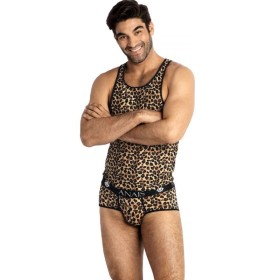 ANAIS MEN - MERCURY TOP Sexy Herren-Unterwäsche mit Animal-Print