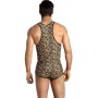 ANAIS MEN - MERCURY TOP Sexy Herren-Unterwäsche mit Animal-Print
