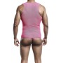 MOB Bodysheer Transparent Rosa Größe L/XL - Sexy Mesh Ganzkörper-Body