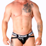 MACHO MX25NC Jockstrap aus schwarzem Kunstleder