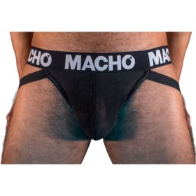 MACHO MX25NN Jockstrap Schwarz halbtransparent elastisch