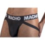 MACHO MX25NN Jockstrap Schwarz halbtransparent elastisch