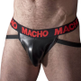 MACHO MX25RC Jockstrap aus rotem Lederimitat