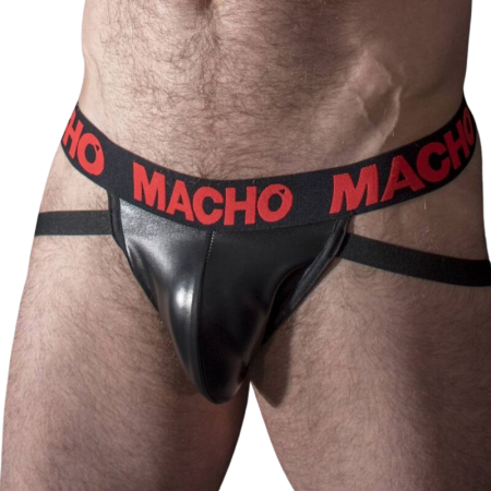 MACHO MX25RC Jockstrap aus rotem Lederimitat