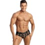 ANAIS MEN - Power Jock Bikini aus hochwertigem Modal mit Rosen- und Totenkopf-Motiv