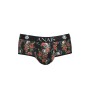 ANAIS MEN - Power Jock Bikini aus hochwertigem Modal mit Rosen- und Totenkopf-Motiv