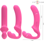 INTENSE - AMY Doppelvibrator 20 cm Rosa mit Fernbedienung
