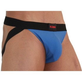 BURN - 008 JOCK Blau / Schwarz - Stylischer Jockstrap