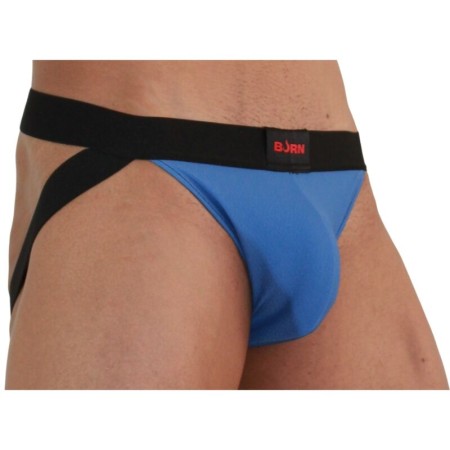 BURN - 008 JOCK Blau / Schwarz - Stylischer Jockstrap