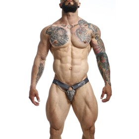 MOB - DNGEON Druckverschluss Jockstrap Grau Einheitsgröße