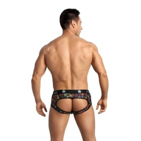 ANAIS MEN - Mexico Jock Bikini - Sexy Herren-Bikini mit floralem Totenkopf-Design