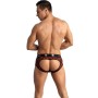 ANAIS MEN - Tribal Jock Bikini XL aus roter Mikrofaser mit Animalprint