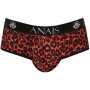 ANAIS MEN - Tribal Jock Bikini XL aus roter Mikrofaser mit Animalprint