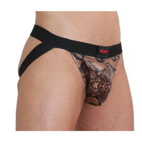 BURN - 002 JOCK SNAKE Schwarz - Stilvoller und Komfortabler Jockstrap