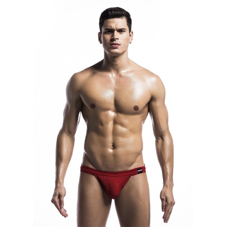 MOB Fetisch Jockstrap Badehose Rot Größe XL