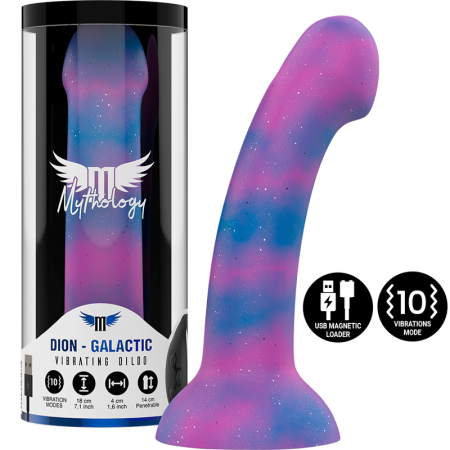 MYTHOLOGY - DION Galactic Dildo M mit Vibrationsfunktion, kompatibel mit Watchme Wireless Technologie