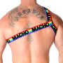 MACHO - Römisches Pride-Geschirr S/M elastisch