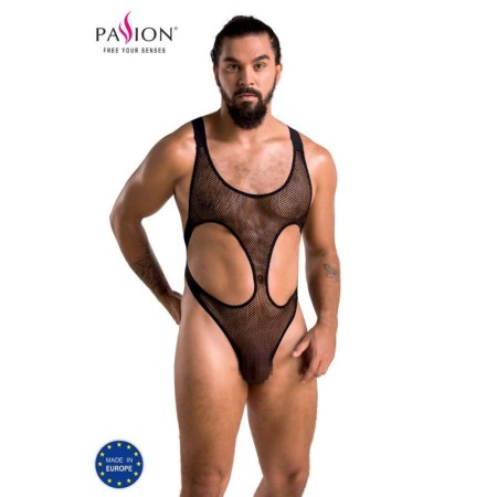 PASSION - 040 BODY LEON SCHWARZ L/XL - Elegante Herrenunterwäsche