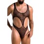 PASSION - 040 BODY LEON SCHWARZ L/XL - Elegante Herrenunterwäsche