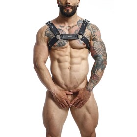 MOB - DNGEON Schwarzer Ketten-Gürtel-Harness Einheitsgröße