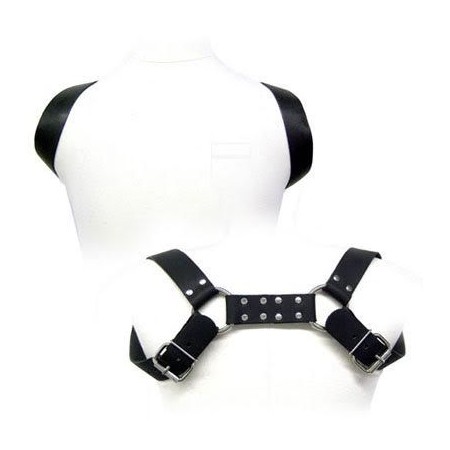LEATHER BODY - Holster Harness verstellbares Bondage-Geschirr für Herren