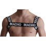 MACHO - Doppelt elastisches Harness in Schwarz