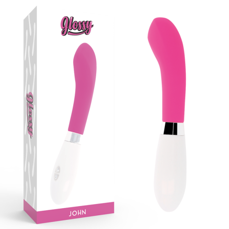 GLOSSY - JOHN Vibrator Rosa, 10 Vibrationsmodi, Silikon, Körper-sicher
