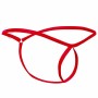 MOB Roter Tropfenförmiger Tanga Größe S/M